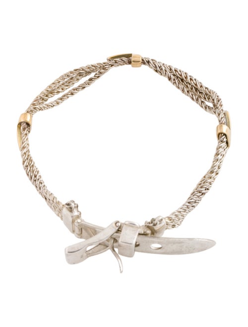 Tiffany & Co. Two-Tone T Buckle Bracelet