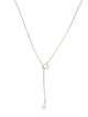 Tiffany & Co. Pearl Open Heart Lariat Necklace