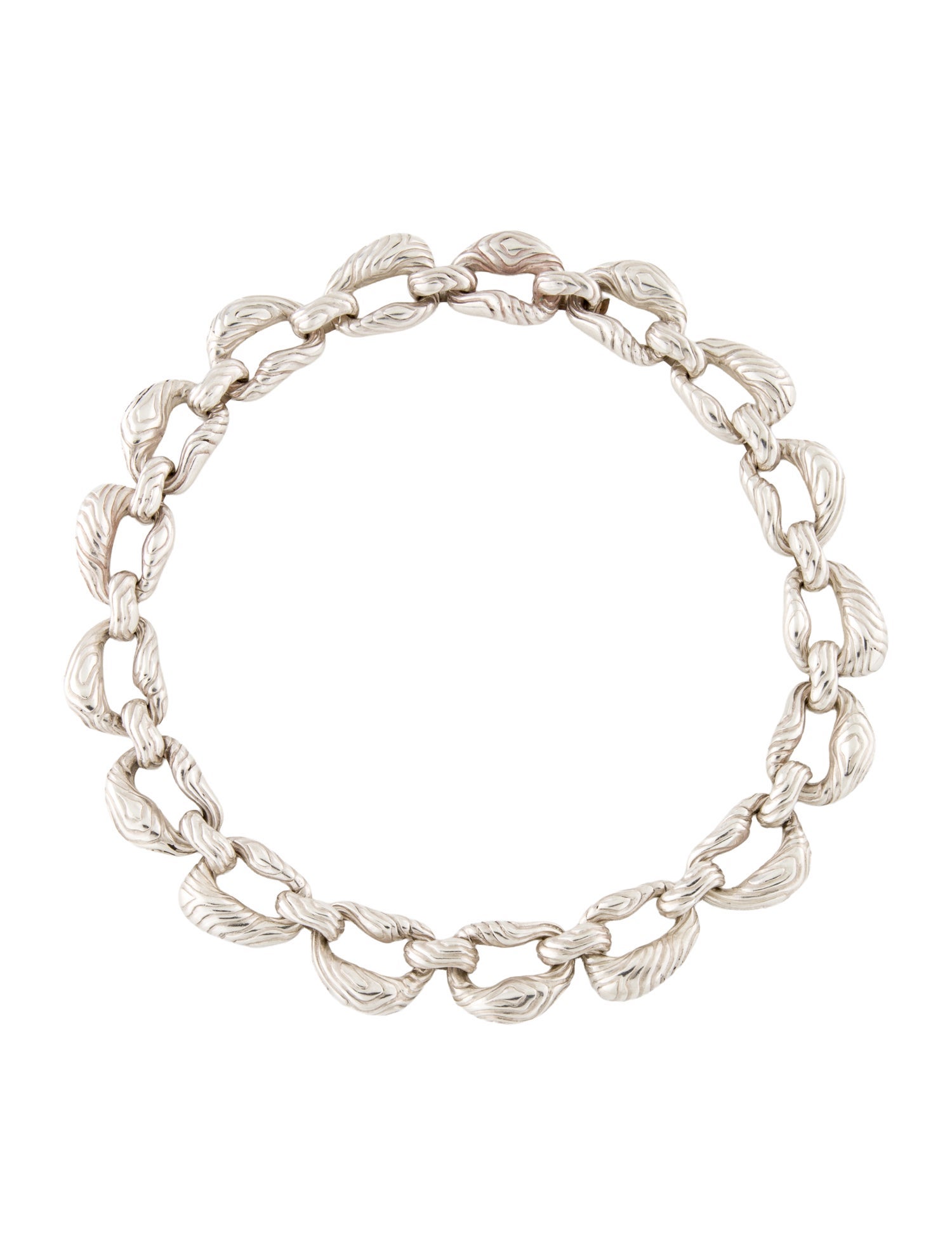 Tiffany & Co. "Nature Wood" Link Necklace