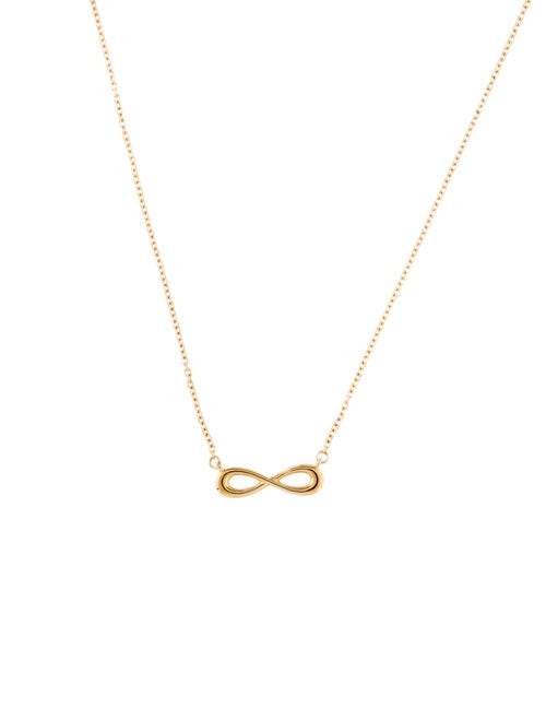 Tiffany & Co. 18K Infinity Pendant Necklace