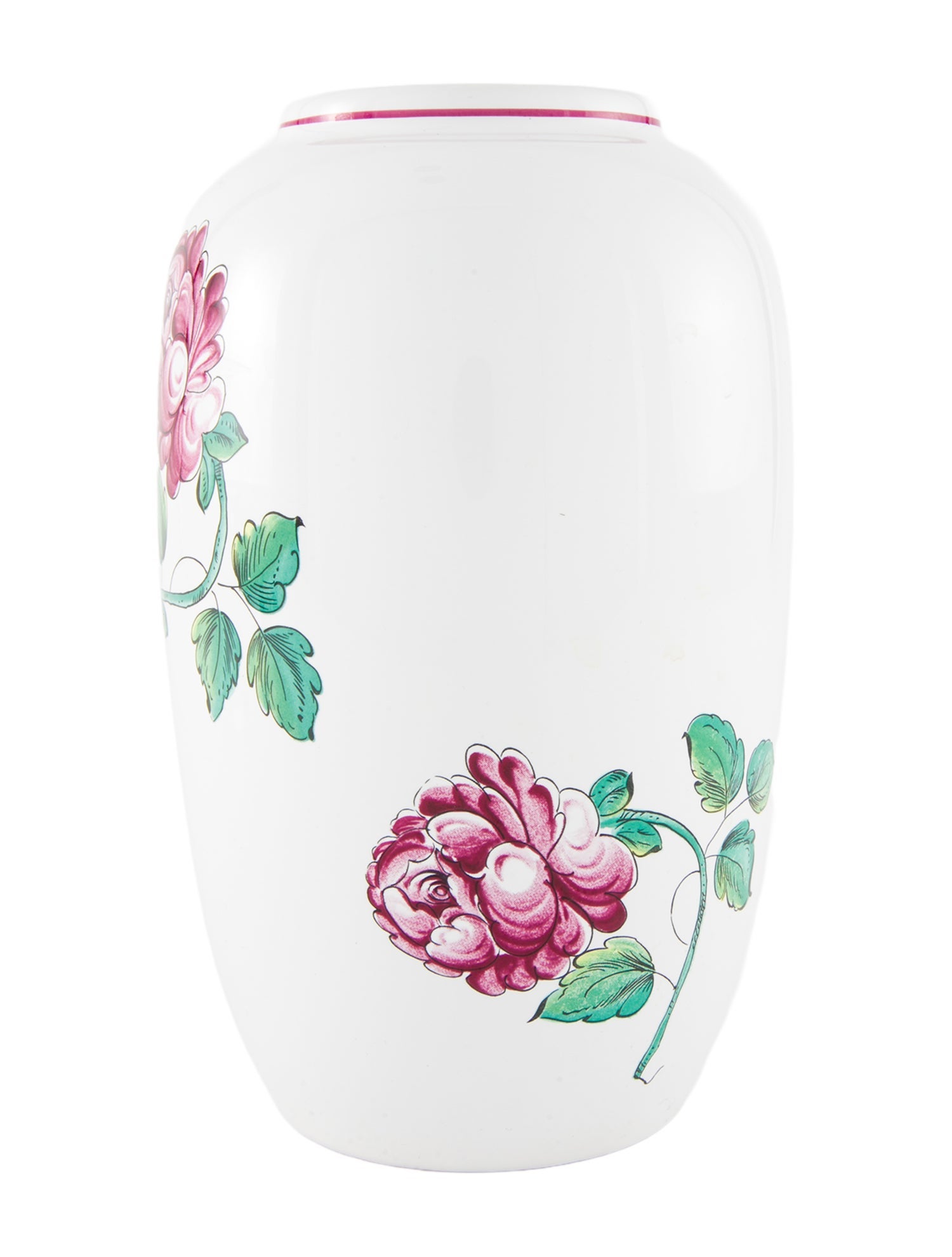 Tiffany & Co. Strasbourg Flowers Ceramic Vase