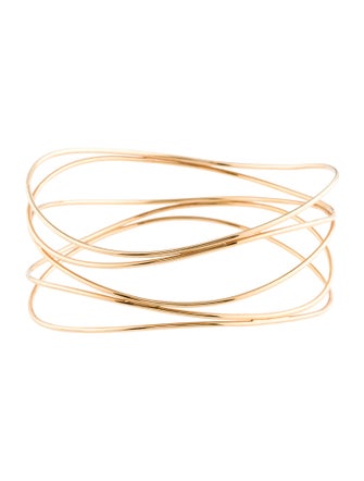 Tiffany & Co. 18K Wave Five-Row Bangle