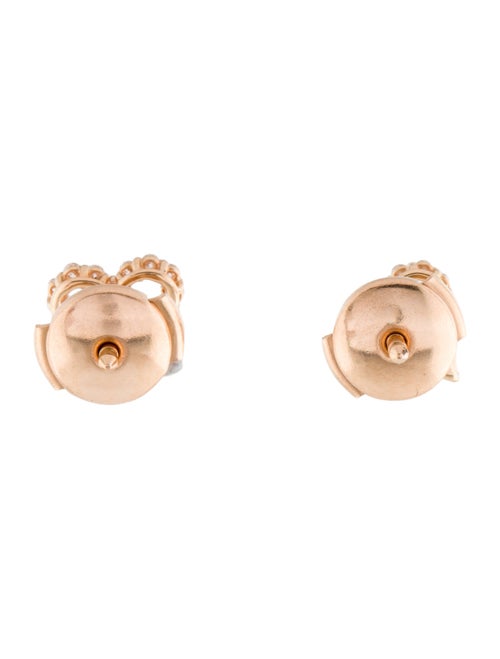 Tiffany & Co. 18K Diamond Heart Stud Earrings