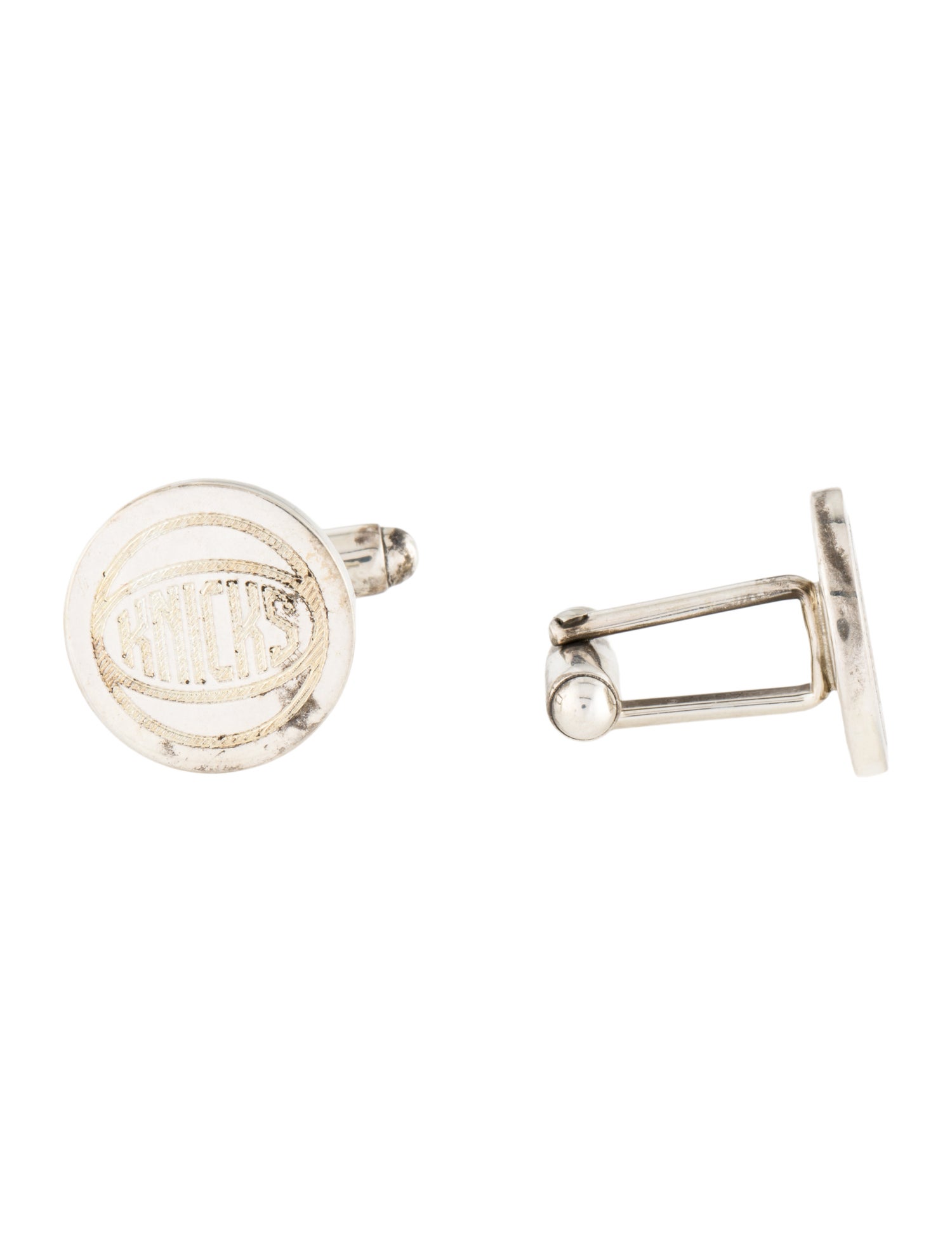 Tiffany & Co. Knicks Round Cufflinks