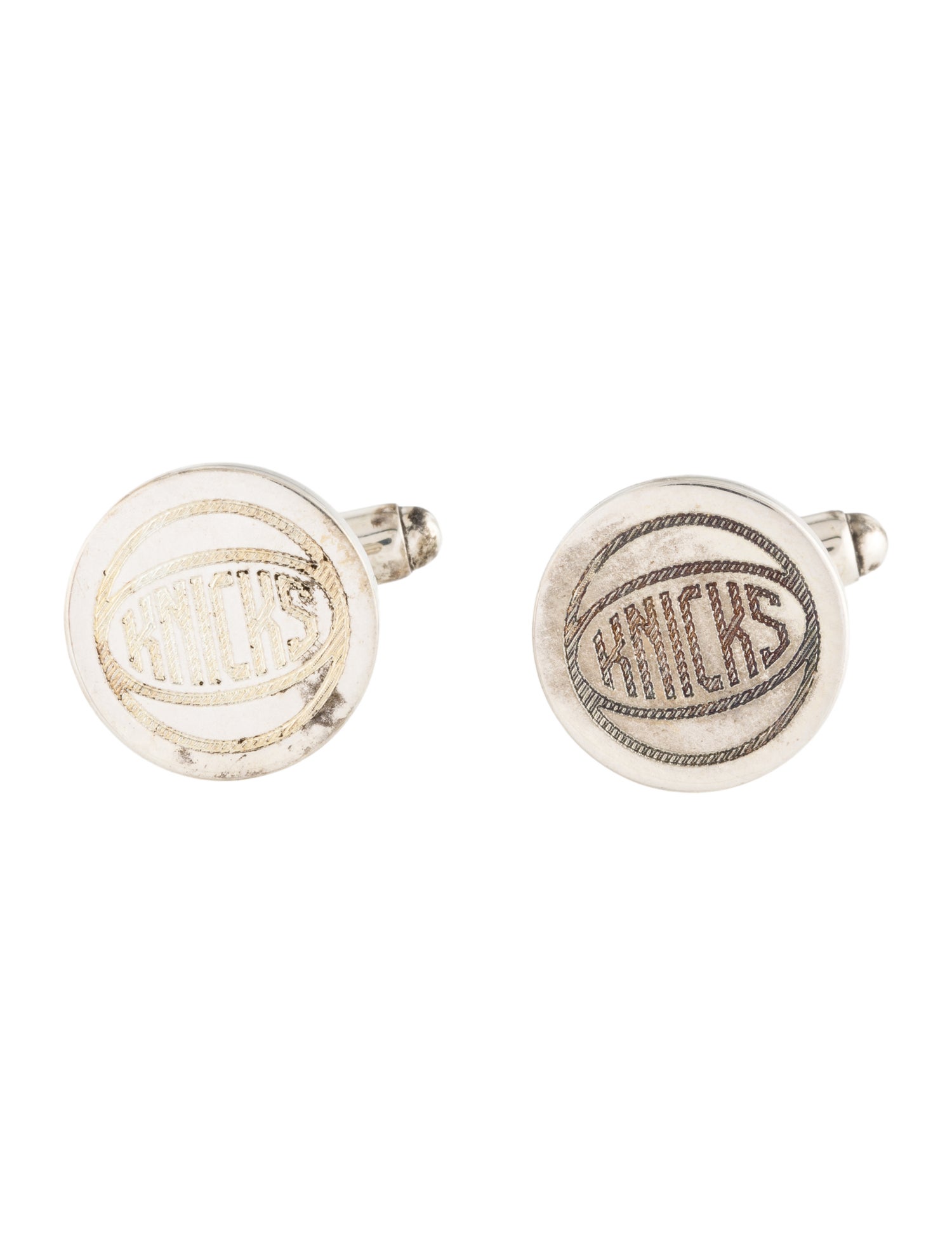 Tiffany & Co. Knicks Round Cufflinks