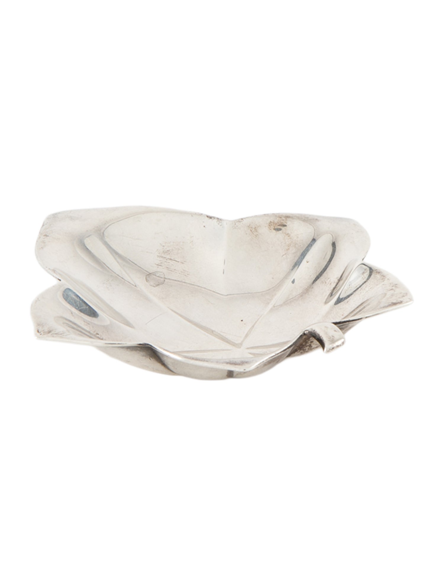 Tiffany & Co. Sterling Silver Leaf Dish