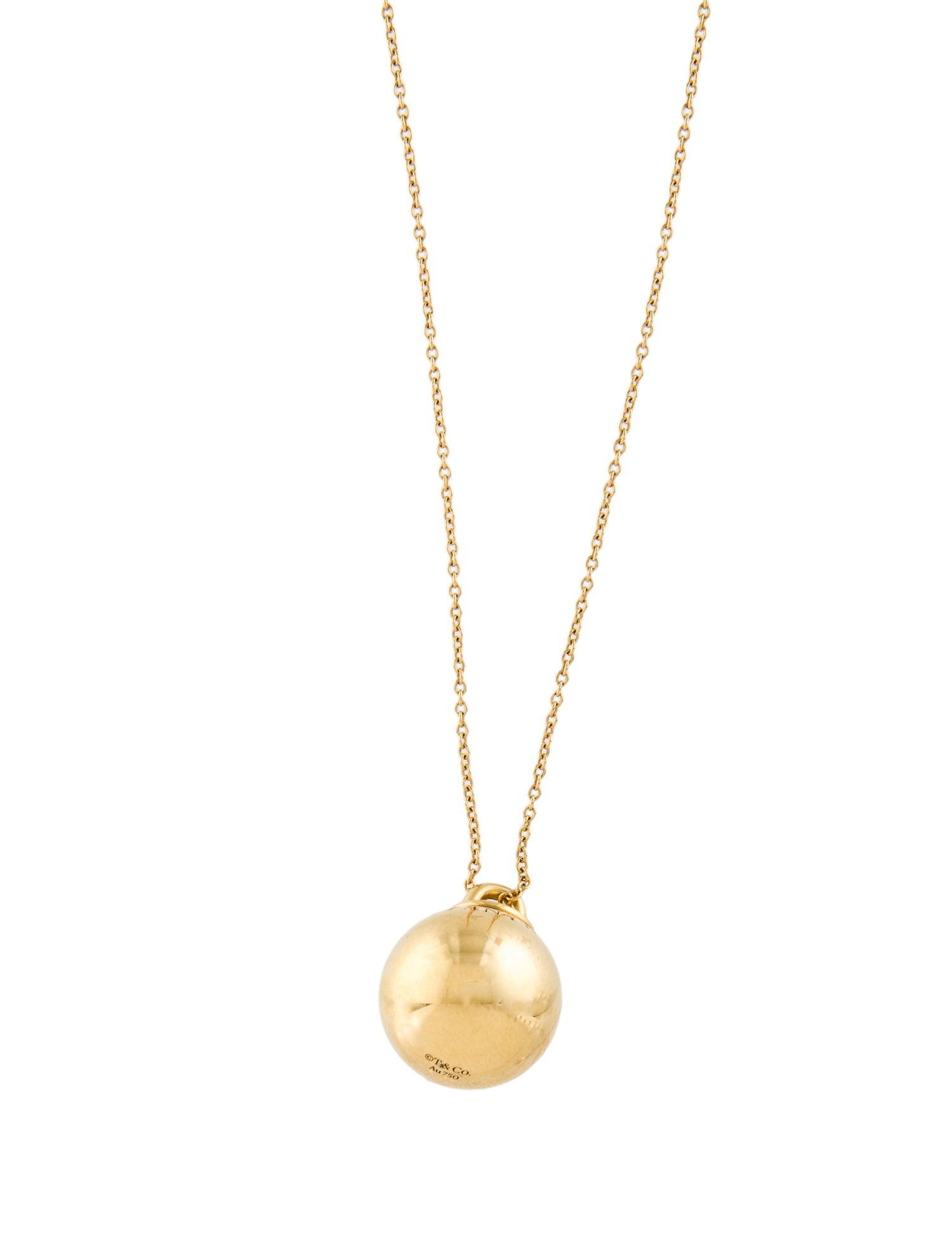 Tiffany & Co. 18K Hardwear Ball Necklace
