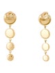 Tiffany & Co. 18K Paloma Picasso Hammered Disc Planet Drop Earrings