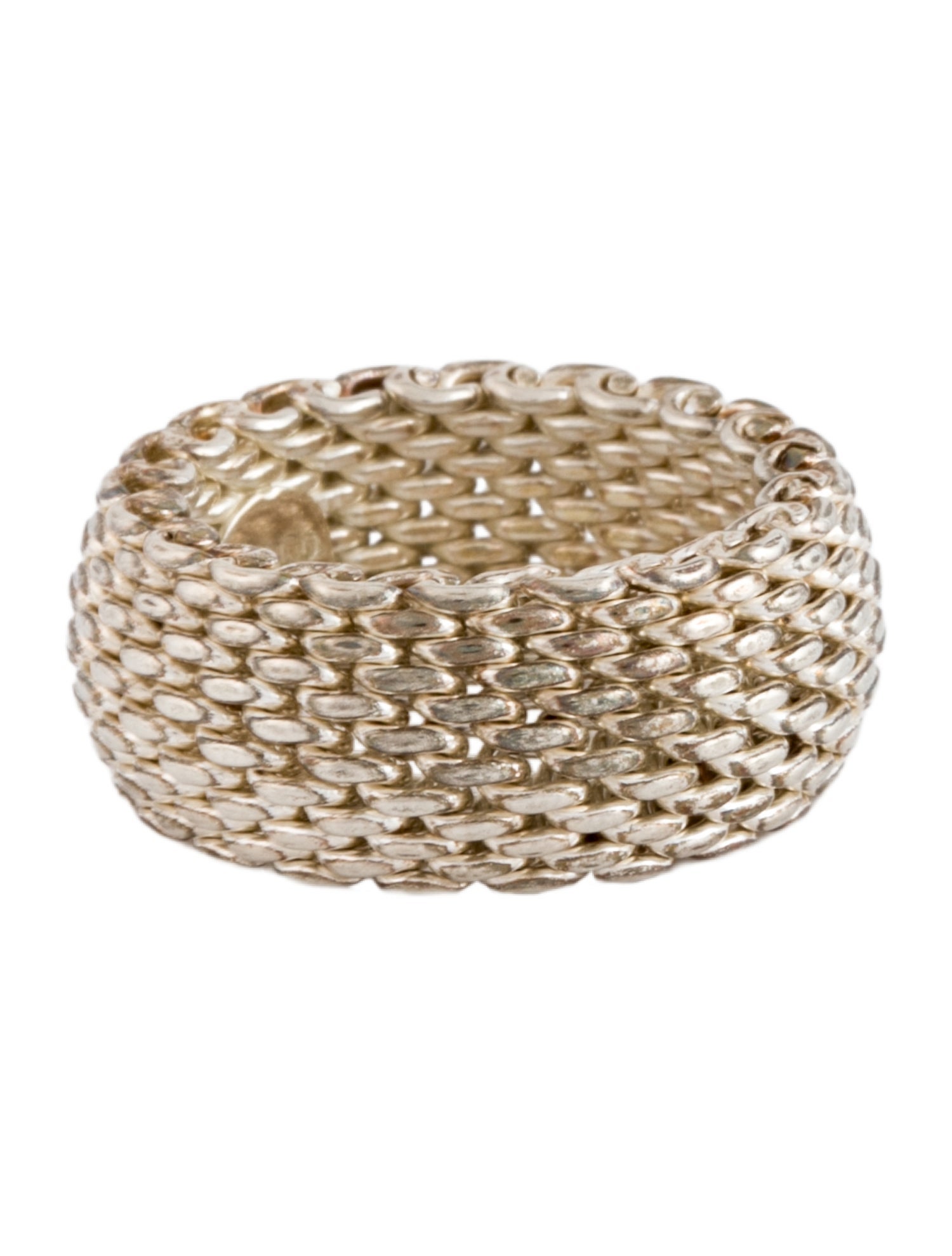 Tiffany & Co. Somerset Mesh Band Ring