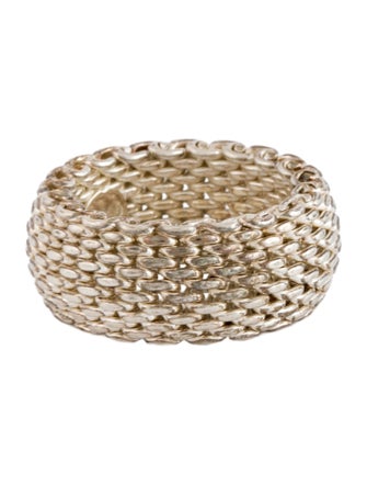 Tiffany & Co. Somerset Mesh Band Ring