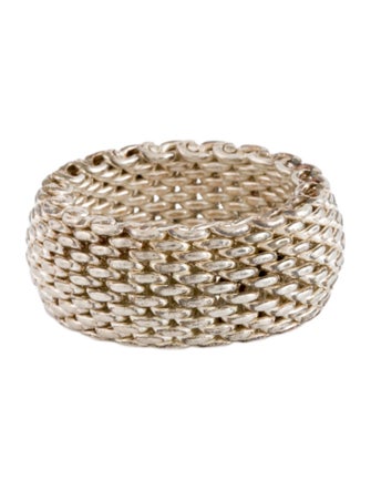 Tiffany & Co. Somerset Mesh Band Ring