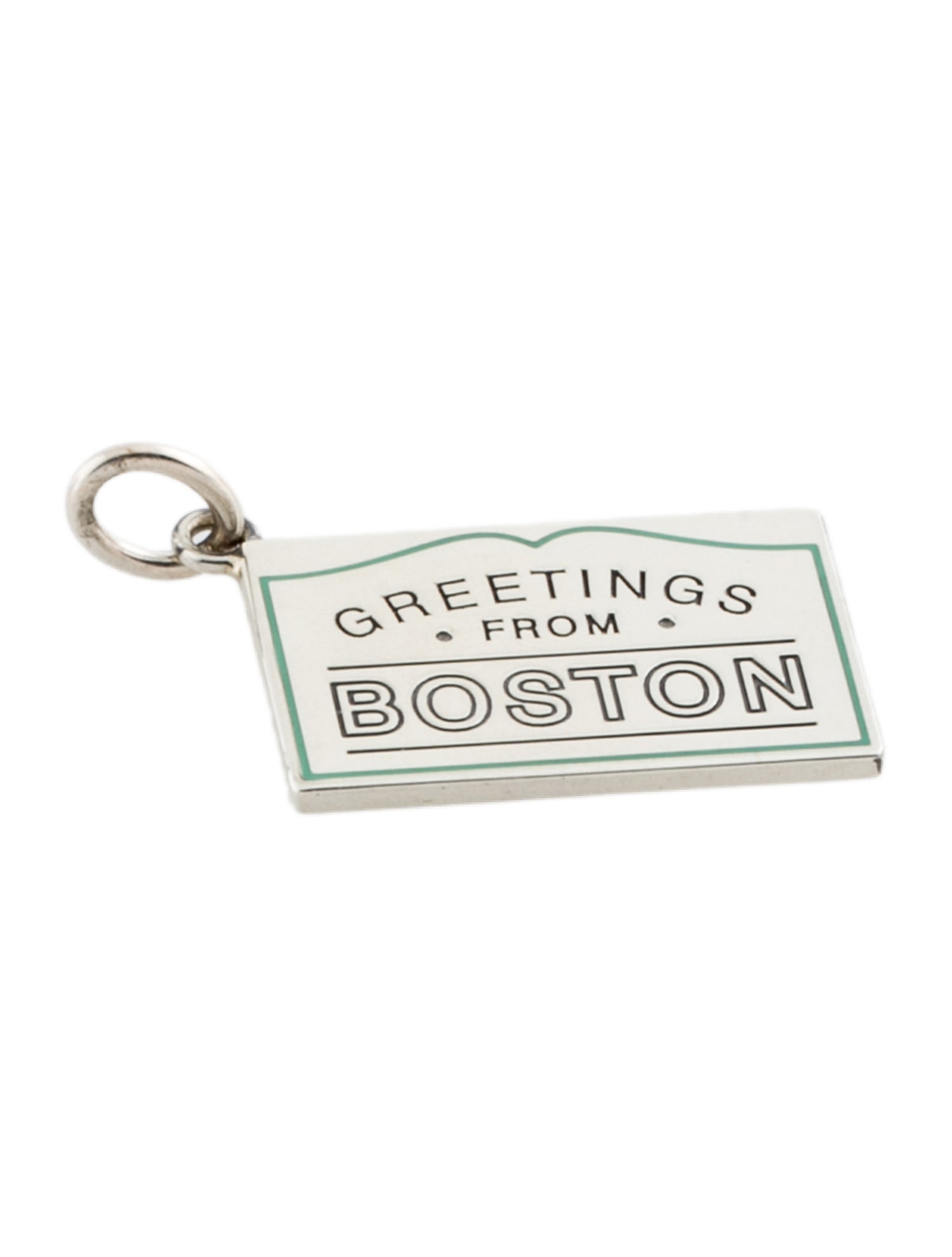 Tiffany & Co. Boston Postcard Charm