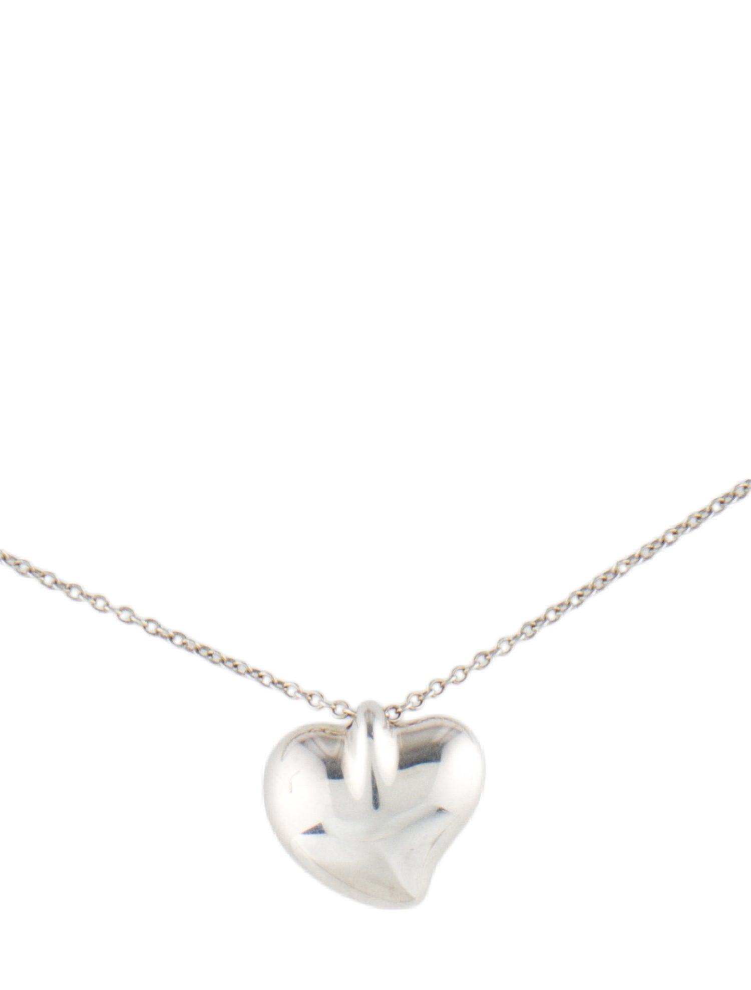 Tiffany & Co. Full Heart Pendant Necklace