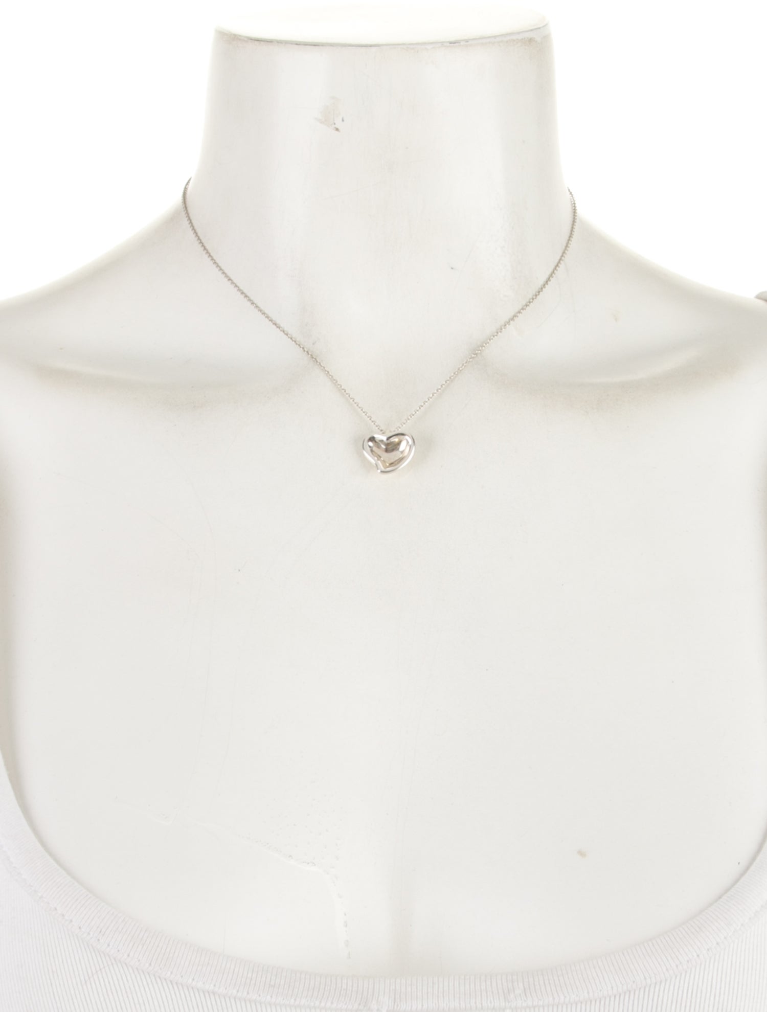 Tiffany & Co. Full Heart Pendant Necklace