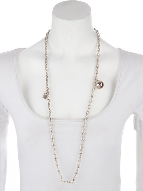 Tiffany & Co. Hardwear Small Wrap Ball & Lock Charm Pendant Necklace
