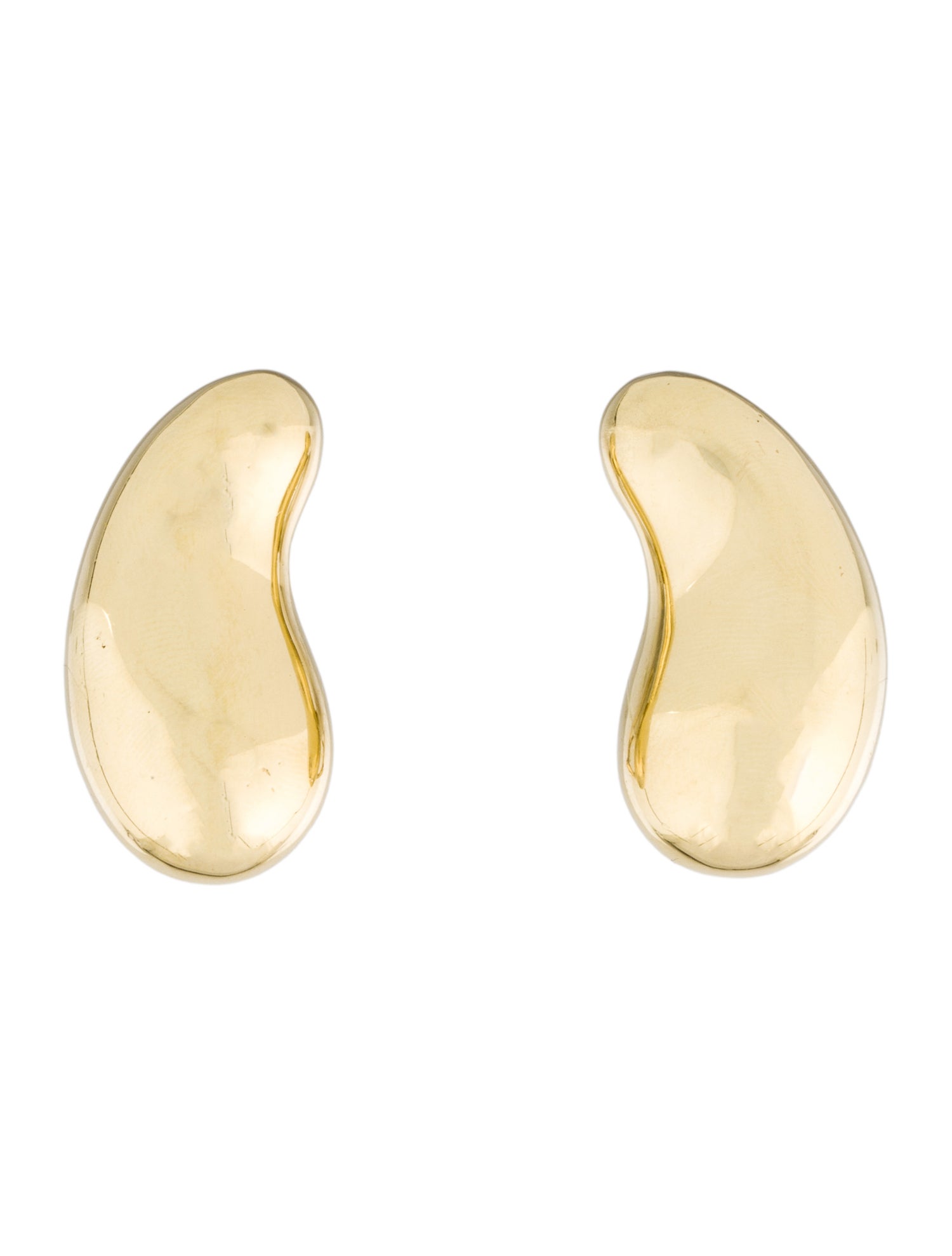 Tiffany & Co. Vintage 18K Teardrop Clip-On Earrings