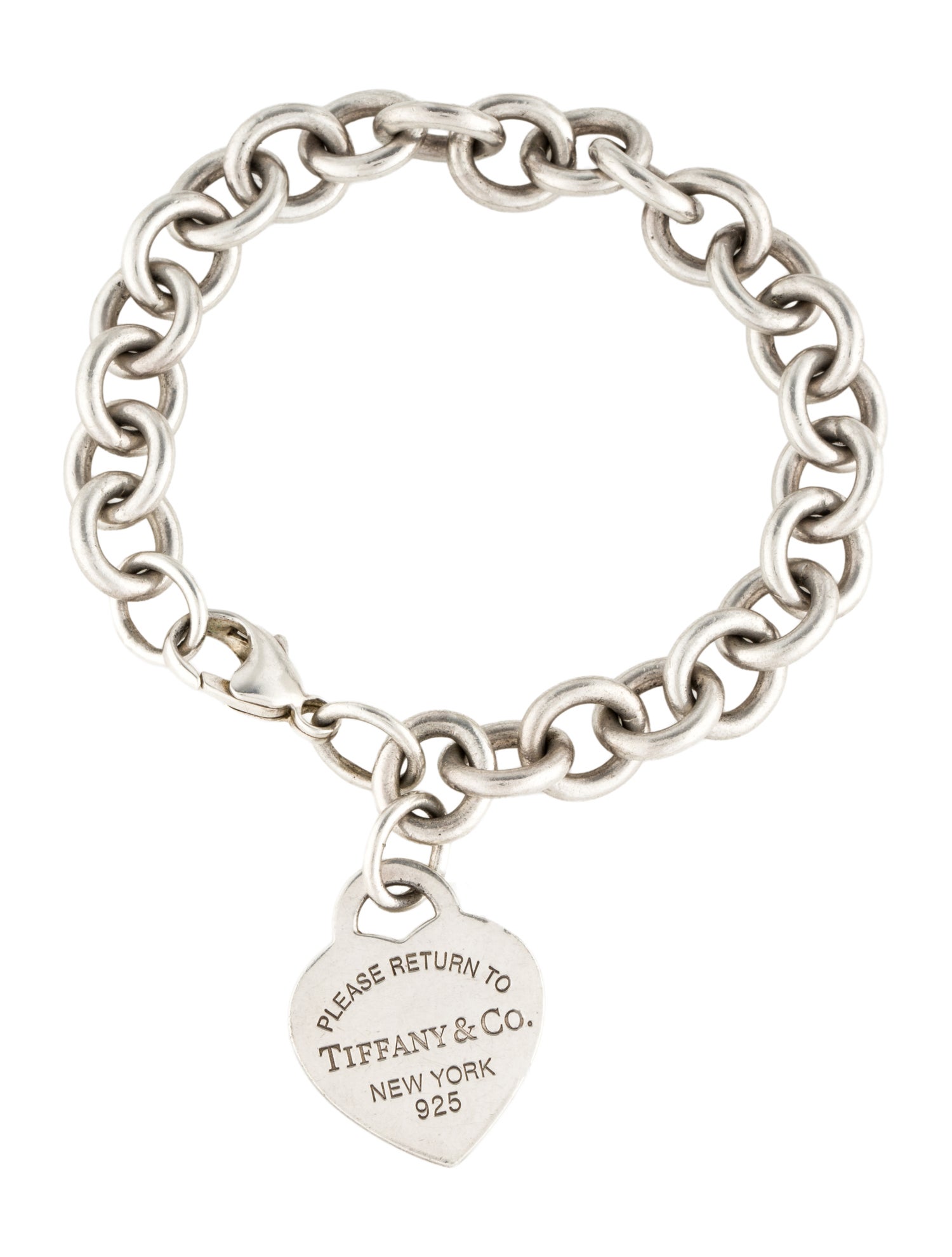 Tiffany & Co. Heart Tag Charm Bracelet