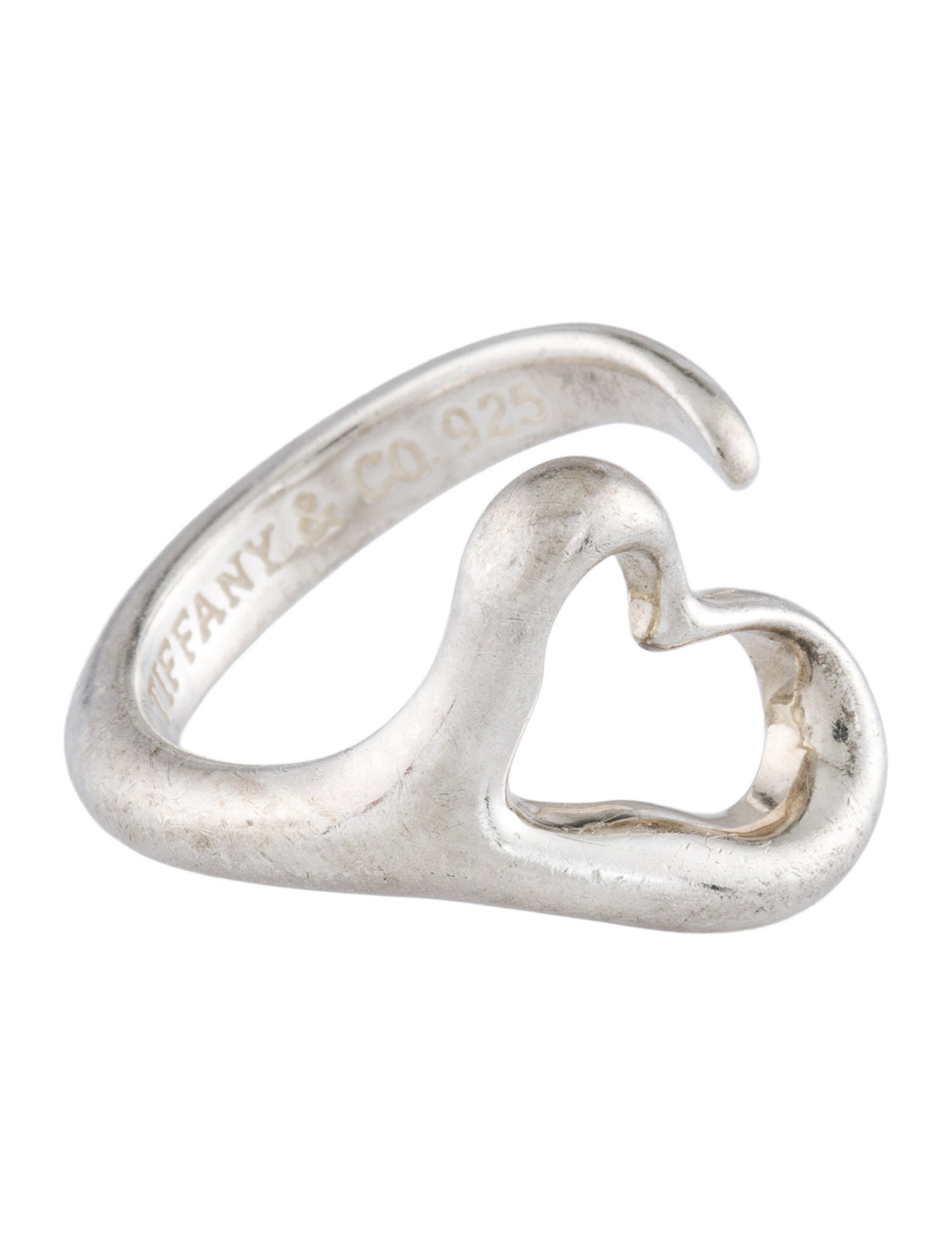 Tiffany & Co. Vintage Open Heart Ring