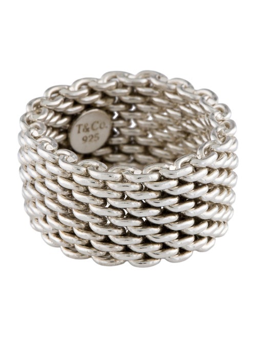 Tiffany & Co. Mesh Band Ring