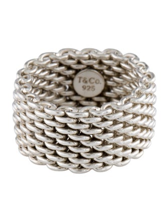 Tiffany & Co. Mesh Band Ring