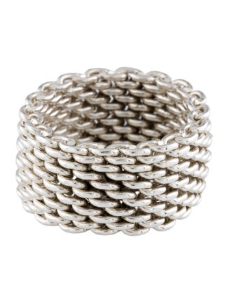 Tiffany & Co. Mesh Band Ring