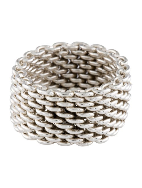 Tiffany & Co. Mesh Band Ring