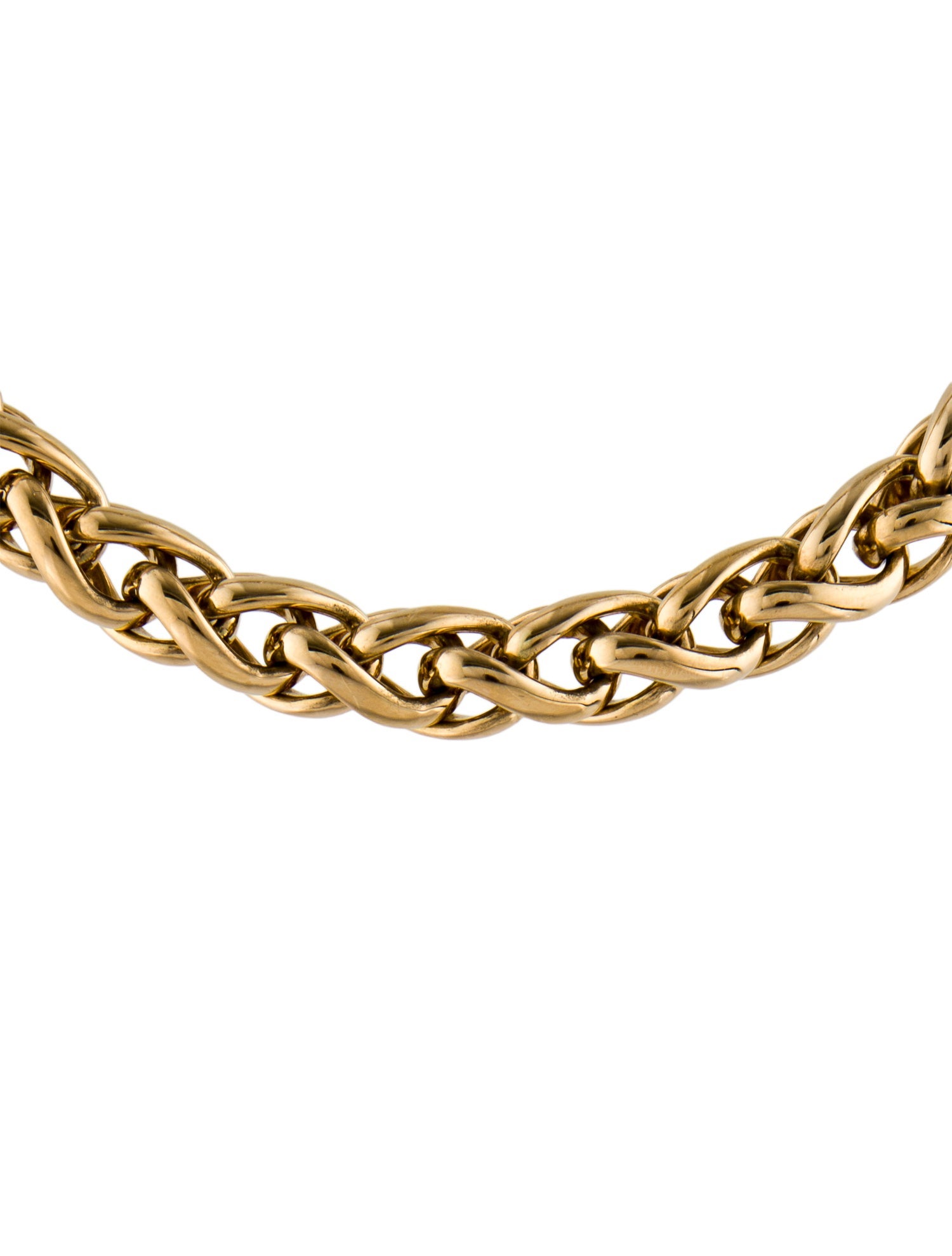 Tiffany & Co. 18K Chain Link Necklace