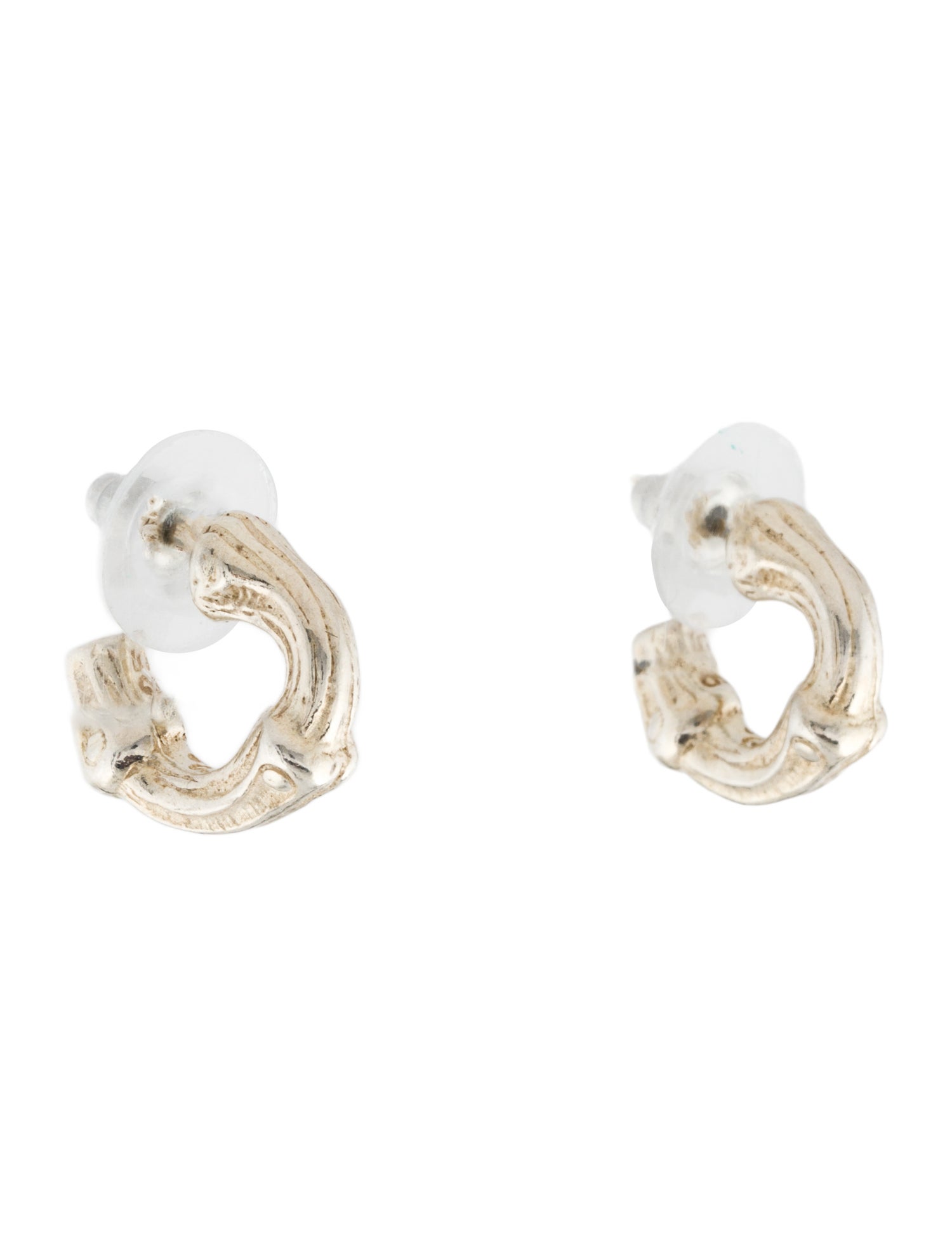 Tiffany & Co. Vintage Mini Bamboo Hoop Earrings