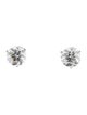 Tiffany & Co. Platinum 6.39ctw Diamond Solitaire Stud Earrings