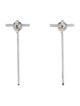 Tiffany & Co. 18K Diamond T Bar Drop Earrings