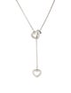 Tiffany & Co. Heart Lavalier Station Necklace