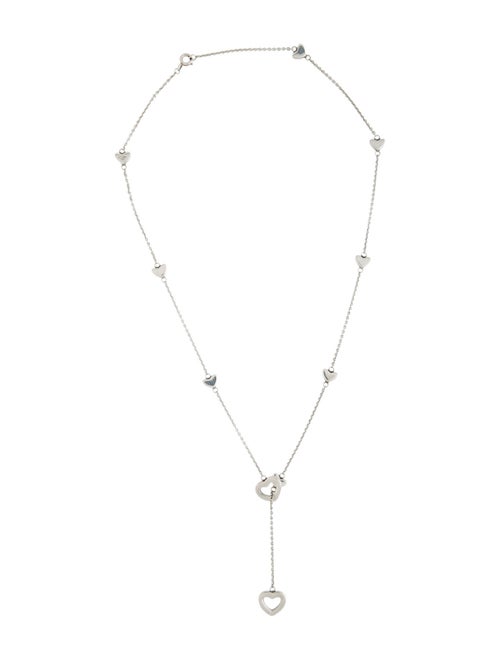 Tiffany & Co. Heart Lavalier Station Necklace