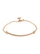 Tiffany & Co. 18K T Smile Link Bracelet