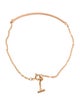Tiffany & Co. 18K T Smile Link Bracelet
