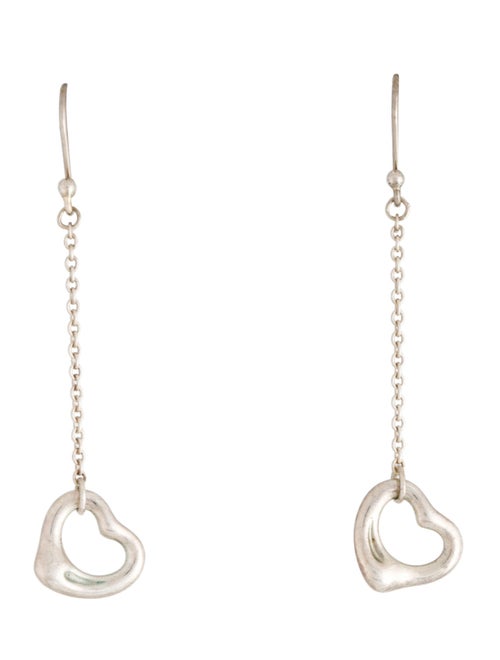 Tiffany & Co. Open Heart Drop Earrings