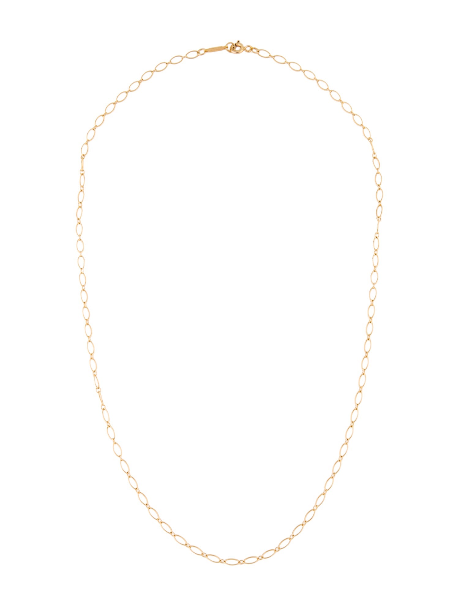 Tiffany & Co. 18K Oval Link Chain Necklace