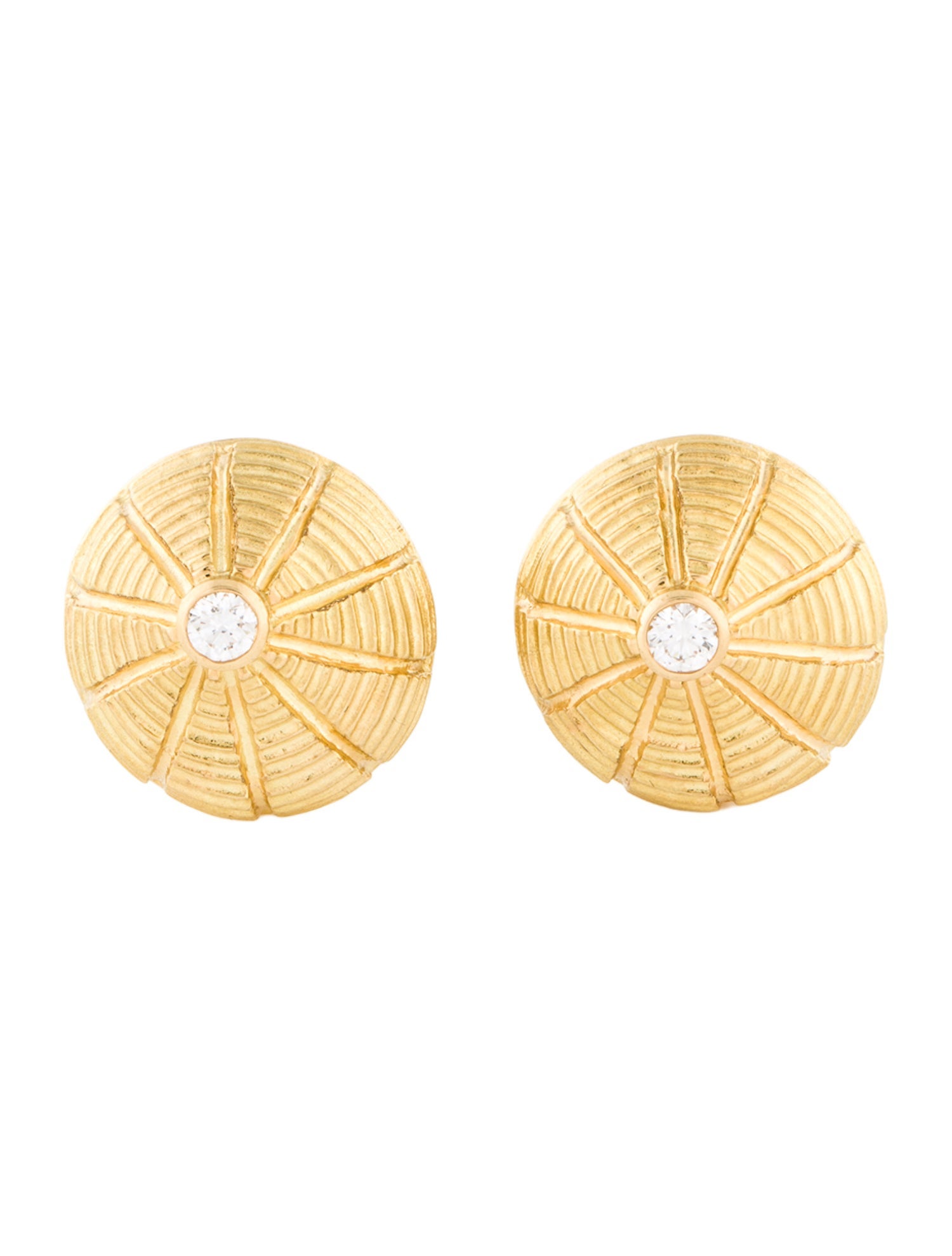 Tiffany & Co. 18K Diamond Schlumberger Taj Mahal Cufflinks