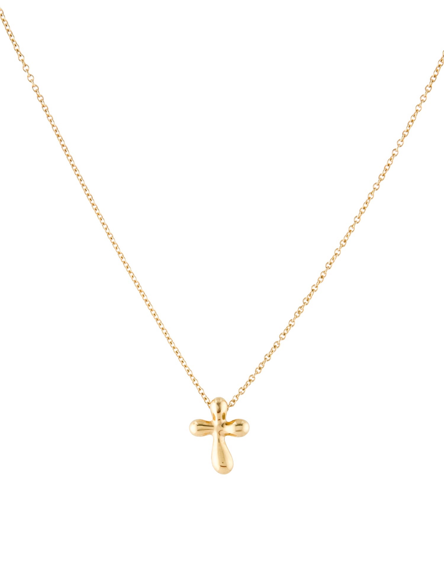 Tiffany & Co. Cross Pendant Necklace