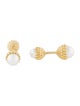Tiffany & Co. 18K Pearl Acorn Cufflinks