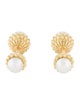Tiffany & Co. 18K Pearl Acorn Cufflinks