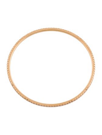 Tiffany & Co. 18K Diamond Metro Bangle Bracelet