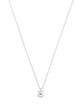 Tiffany & Co. Platinum Diamond Solitaire Necklace