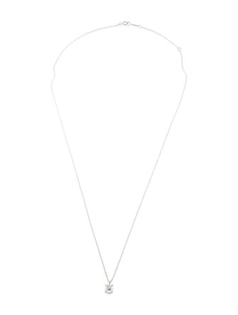 Tiffany & Co. Platinum Diamond Solitaire Necklace