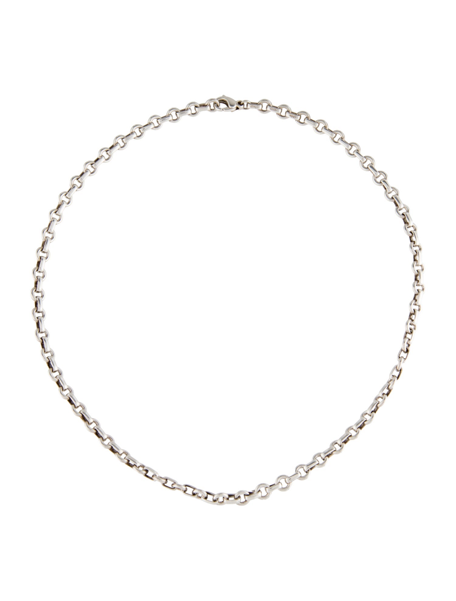 Tiffany & Co. Rolo Link Chain Necklace