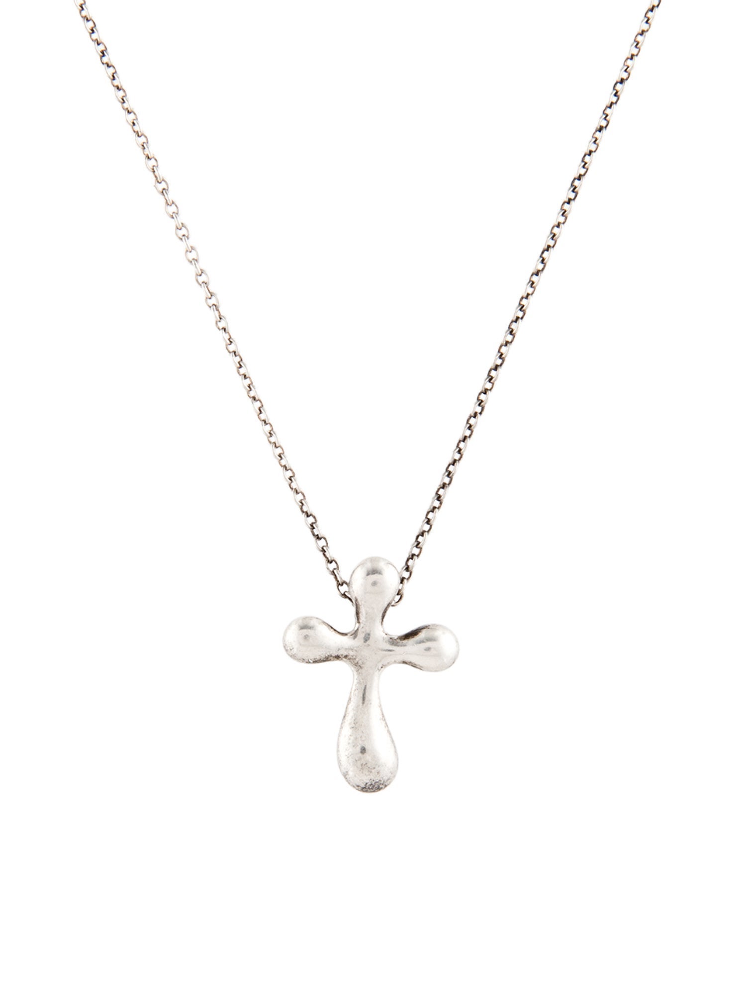 Tiffany & Co. Cross Pendant Necklace