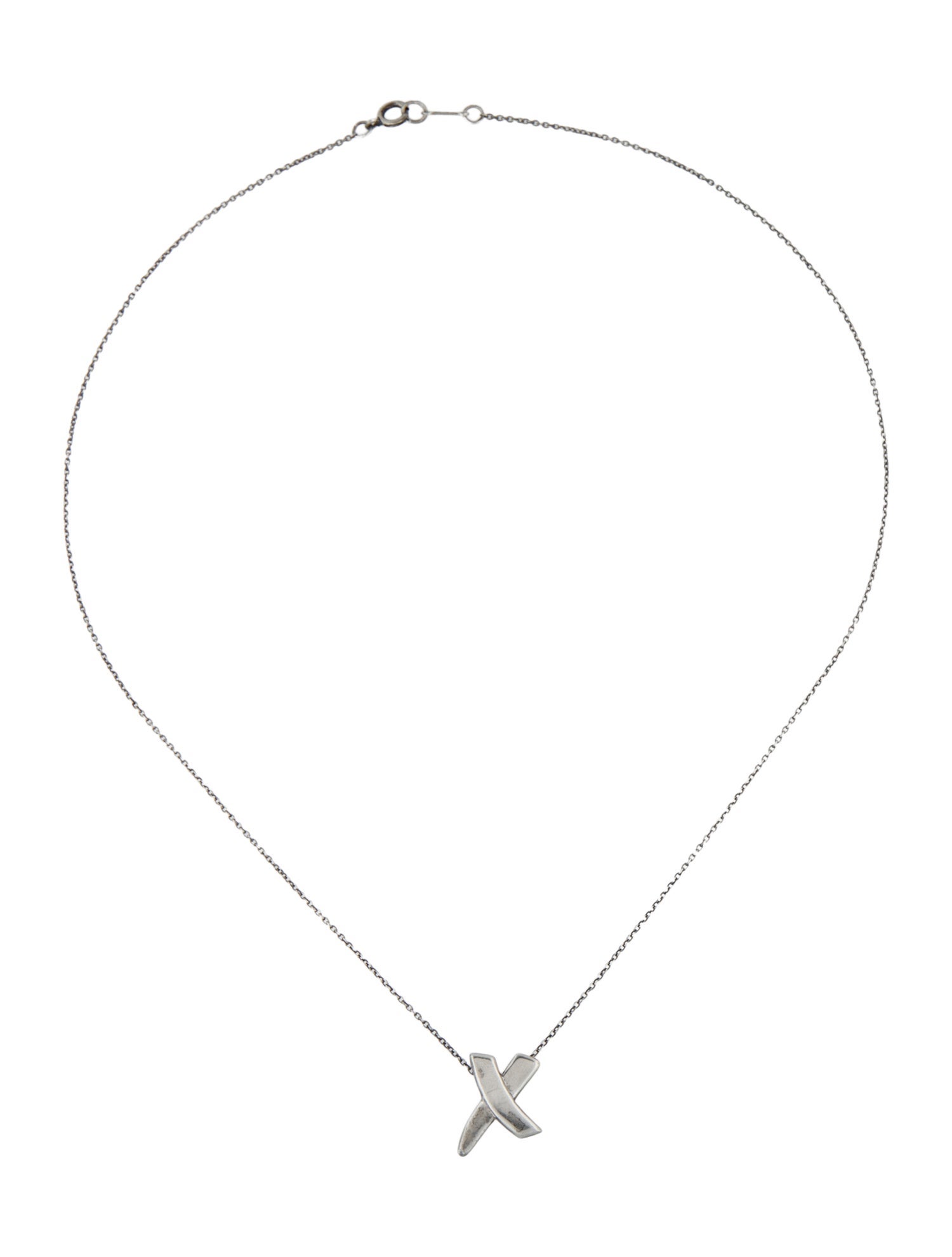 Tiffany & Co. Graffiti X Pendant Necklace