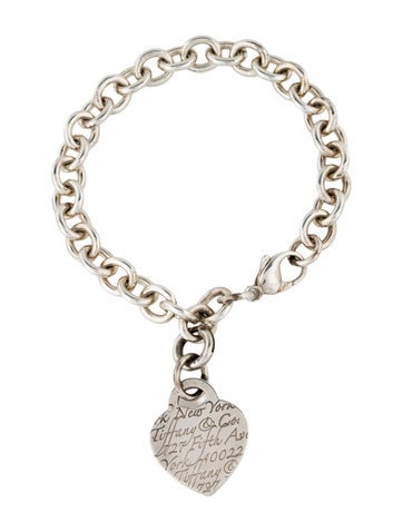 Tiffany & Co. Charm Notes Heart Tag Bracelet