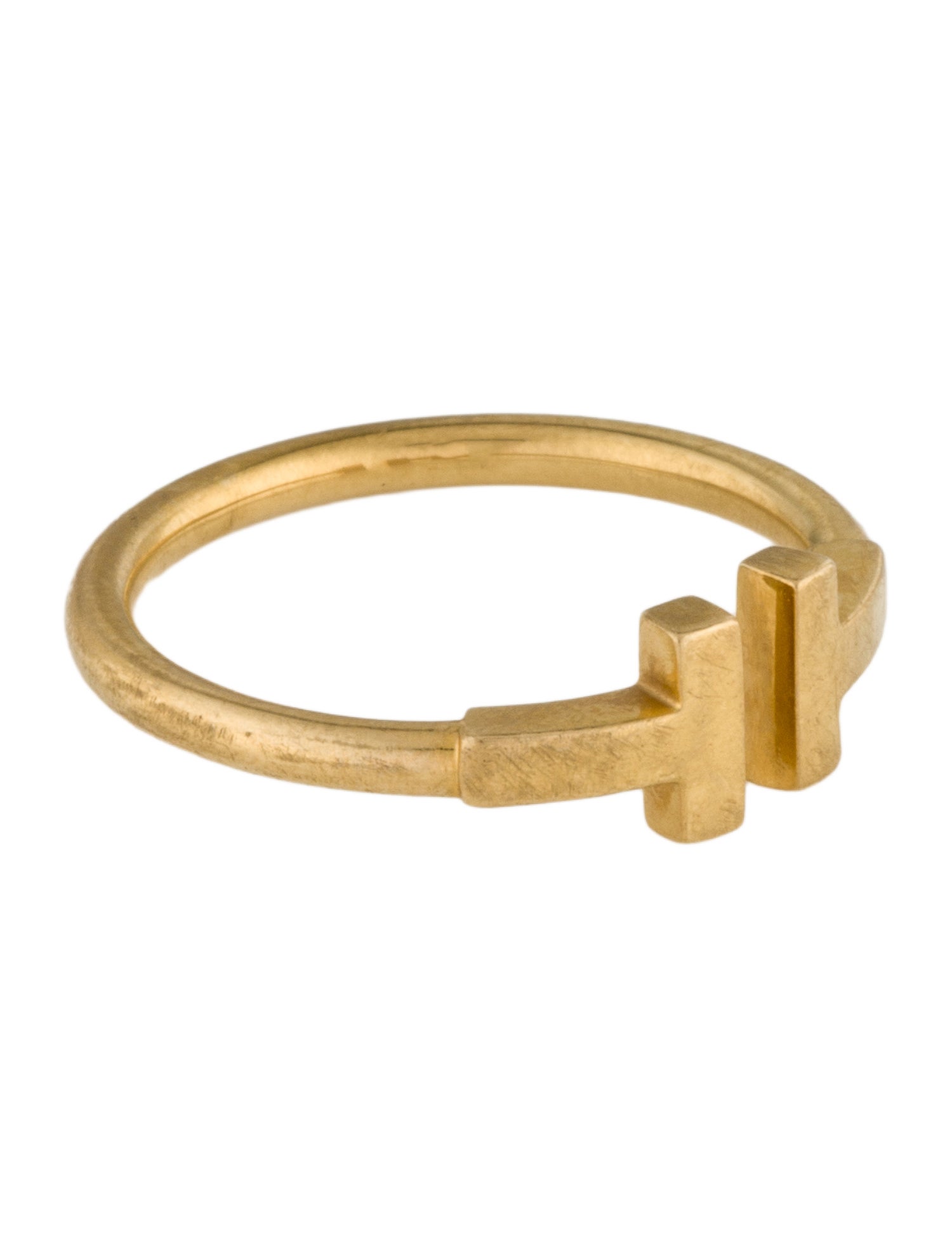 Tiffany & Co. 18K T Wire Ring