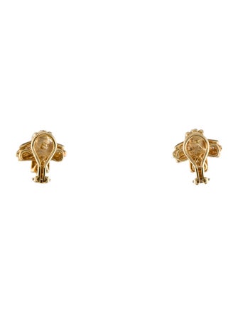 Tiffany & Co. 18K Diamond X Earclips