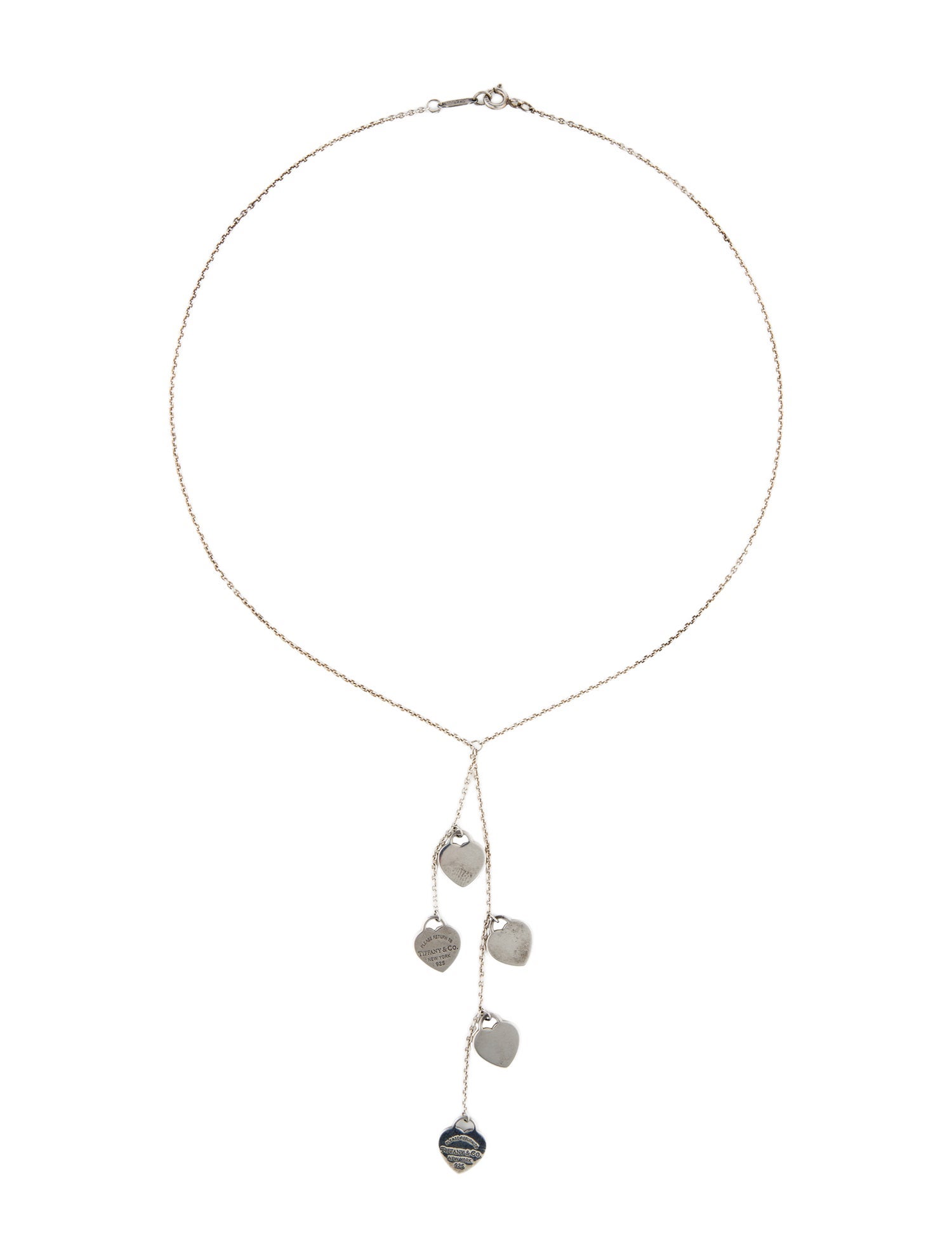 Tiffany & Co. Multi-Heart Lavalier Necklace
